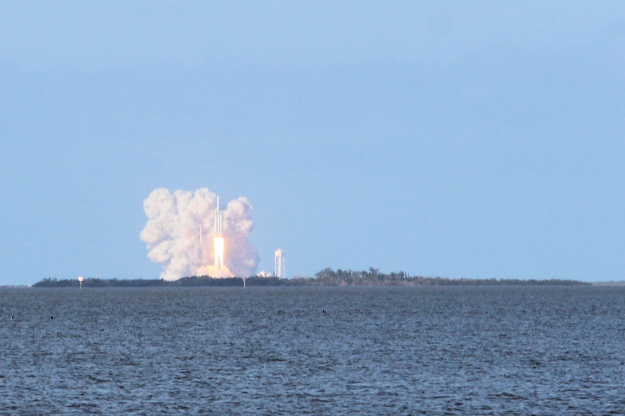 SpaceX 2018 Falcon Heavy 1st Launch